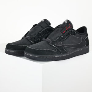 Air Jordan 1 Retro Low "Black Phantom" x Travis Scott