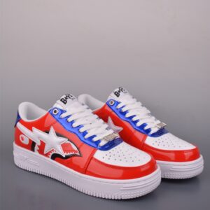 Bape Sta Low Mad Shark Red