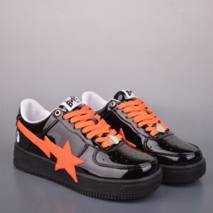 Bape Sta Low Feature Exclusive M2 Black Orange