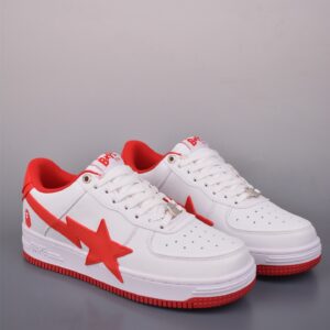 Bape Sta Low OS White Red
