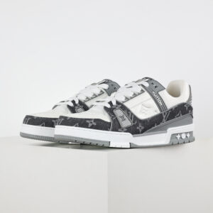 LV Trainer Denim Monogram Grey