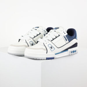 LV Trainer White Grey Navy
