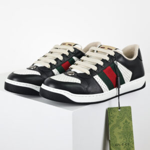 Gucci Screener Sneaker Black White