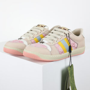 Gucci Screener Sneaker Pink Beige
